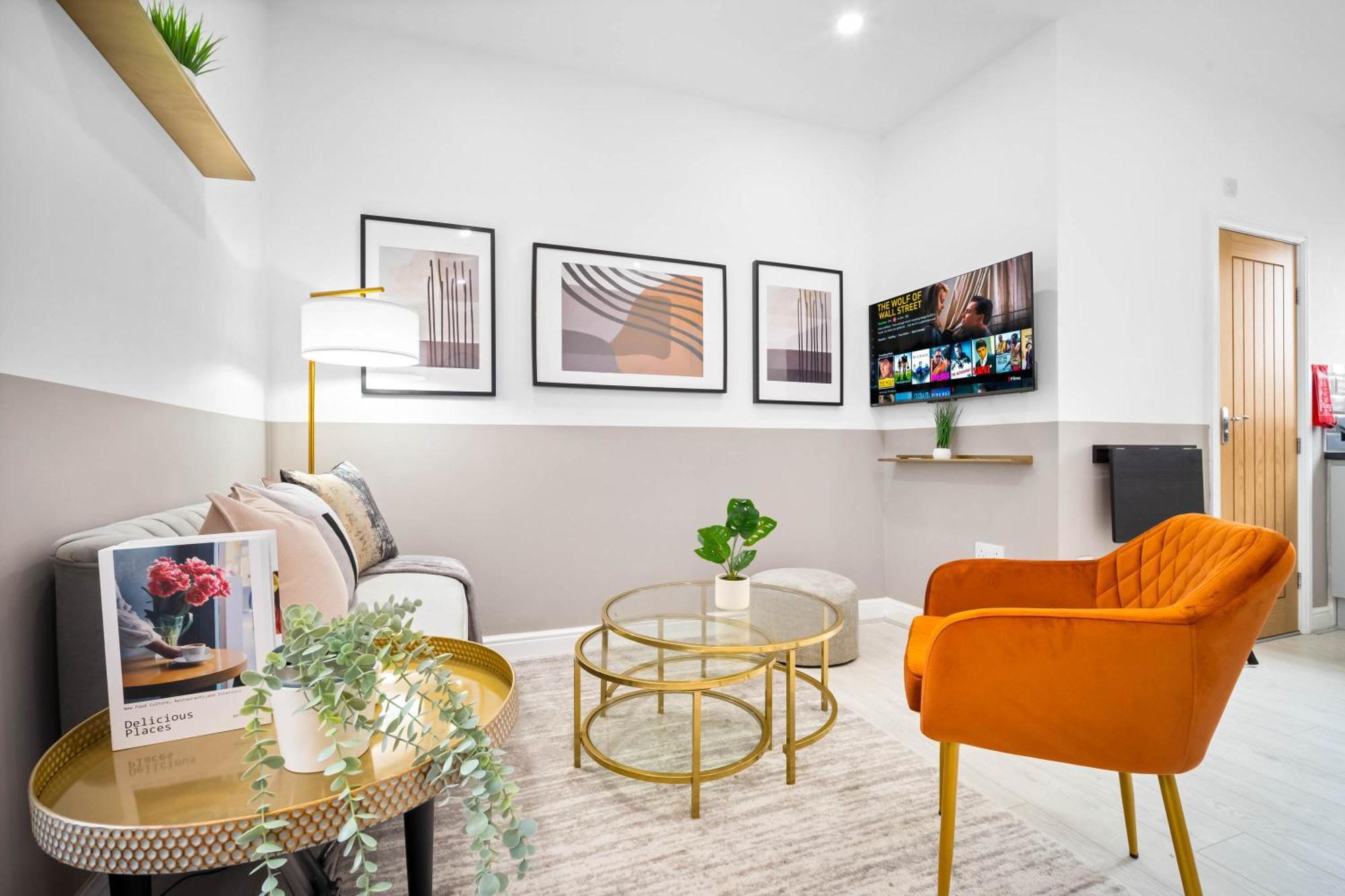 Luxury Apartment - Wifi - Smart Tv - Near City Centre - 2Mr Бірмінгем Номер фото